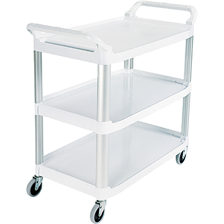 Rubbermaid<span class='rtm'>®</span> Service Cart - 41 x 20 x 38", White